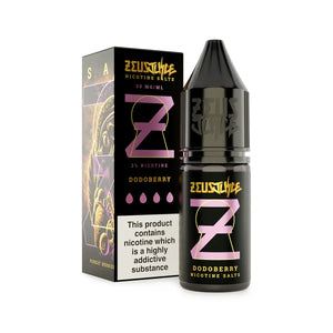 Zeus Juice 10ml Nic Salt Dodoberry Flavour perfect for Pod Vape Kits