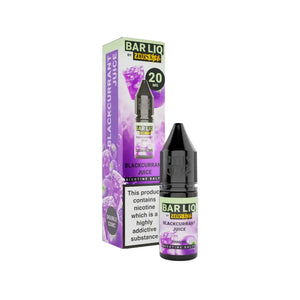 Zeus Juice Bar Liq Blackcurrant Juice 10ml Nic Salt - Perfect for Refillable Vape Kits