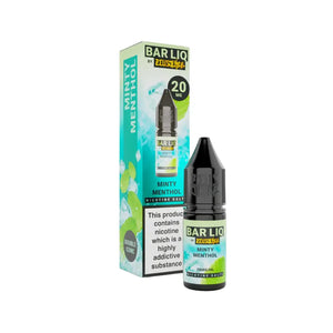 Zeus Juice Bar Liq Minty Menthol 10ml Nic Salt - Perfect for Refillable Vape Kits