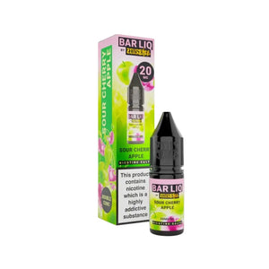 Zeus Juice Bar Liq Sour Cherry Apple 10ml Nic Salt - Perfect for Refillable Vape Kits