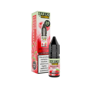 Zeus Juice Bar Liq Strawberry Burst 10ml Nic Salt - Perfect for Refillable Vape Kits