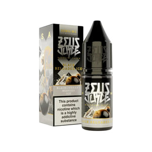 Zeus Juice 10ml Nic Salt Black Reloaded Ice Flavour perfect for Refillable Pod Vape Kits