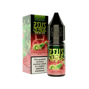 Zeus Juice Zodiac Ravine 10ml Nic Salt E-liquid - Strawberry Kiwi Flavour - Perfect for Refillable Vape Kits
