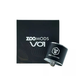 Two VO1 portable volt & ohm meter with 'Zoo Mods' branding on a black box background.